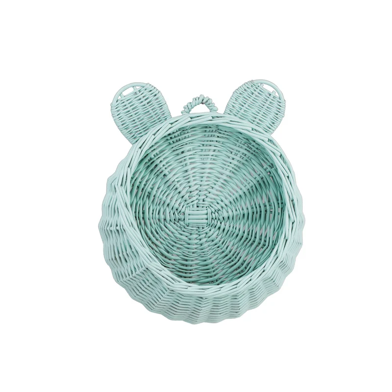 Zanoria wicker hanging basket for children's room, with handle TheWickerStories