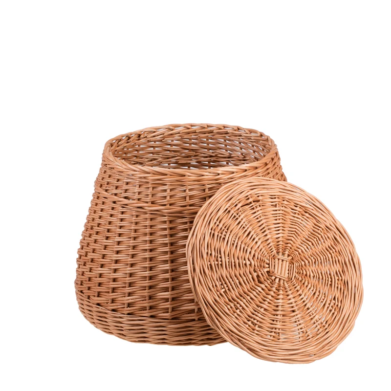 Mirell wicker laundry hamper with lid TheWickerStories