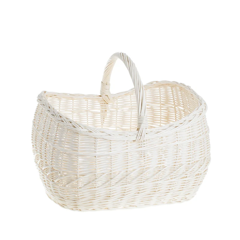 Walburga wicker shopping basket, mushroom and picnic basket, decorative gift basket TheWickerStories