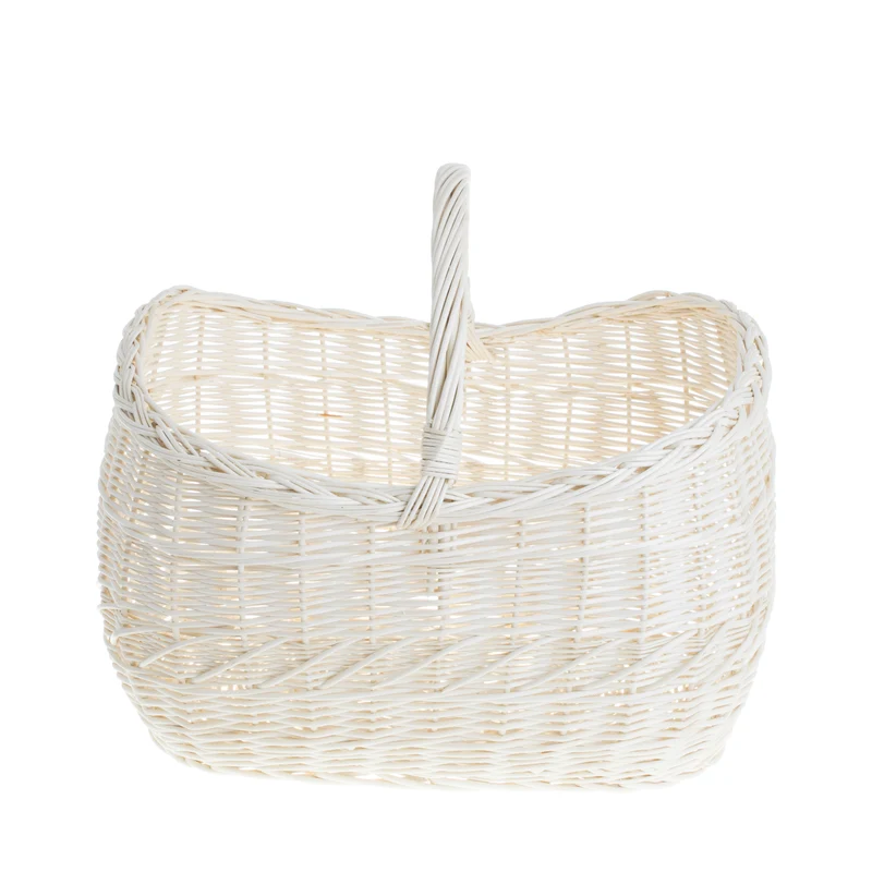Walburga wicker shopping basket, mushroom and picnic basket, decorative gift basket TheWickerStories