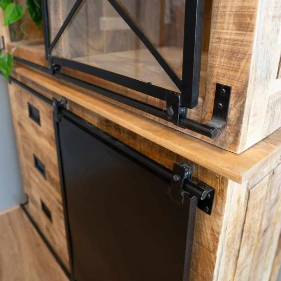 Vitrinenschrank Wolfsburg - 120 x 220 cm