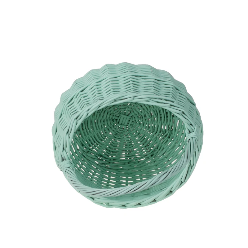 Zawia wicker Easter blessing basket with handle, TheWickerStories