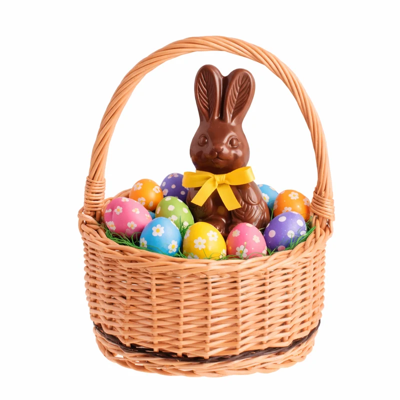Zivora wicker Easter basket for blessing, with handle TheWickerStories