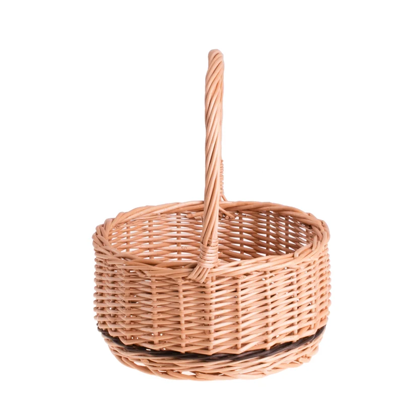 Zivora wicker Easter basket for blessing, with handle TheWickerStories