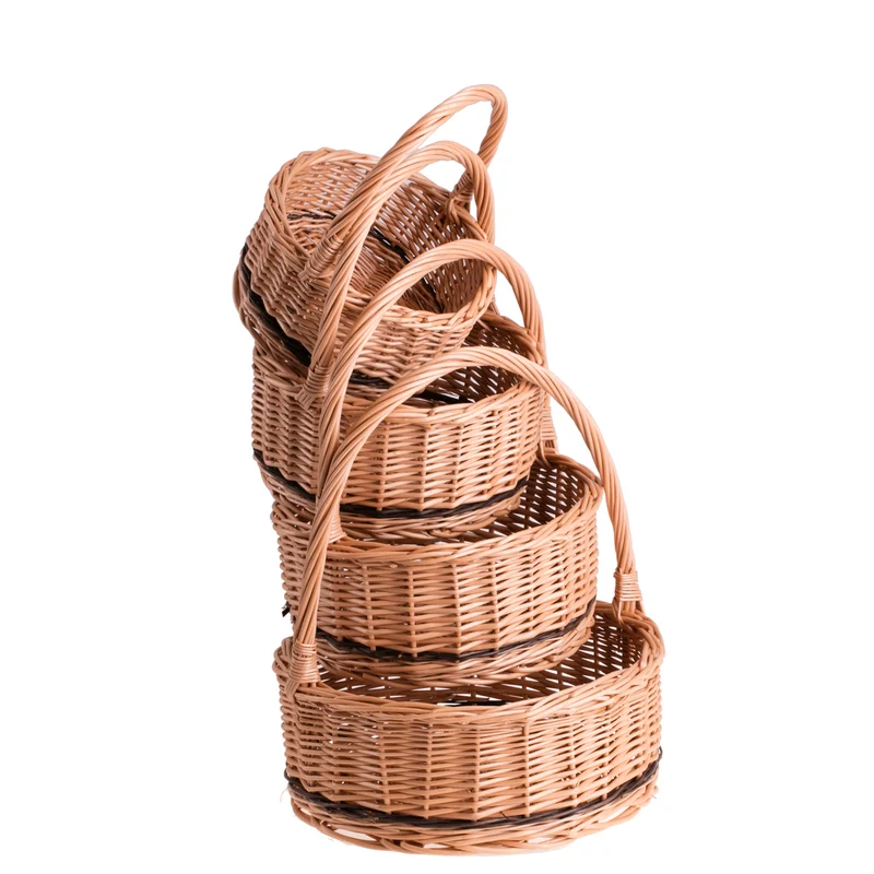 Zivora wicker Easter basket for blessing, with handle TheWickerStories