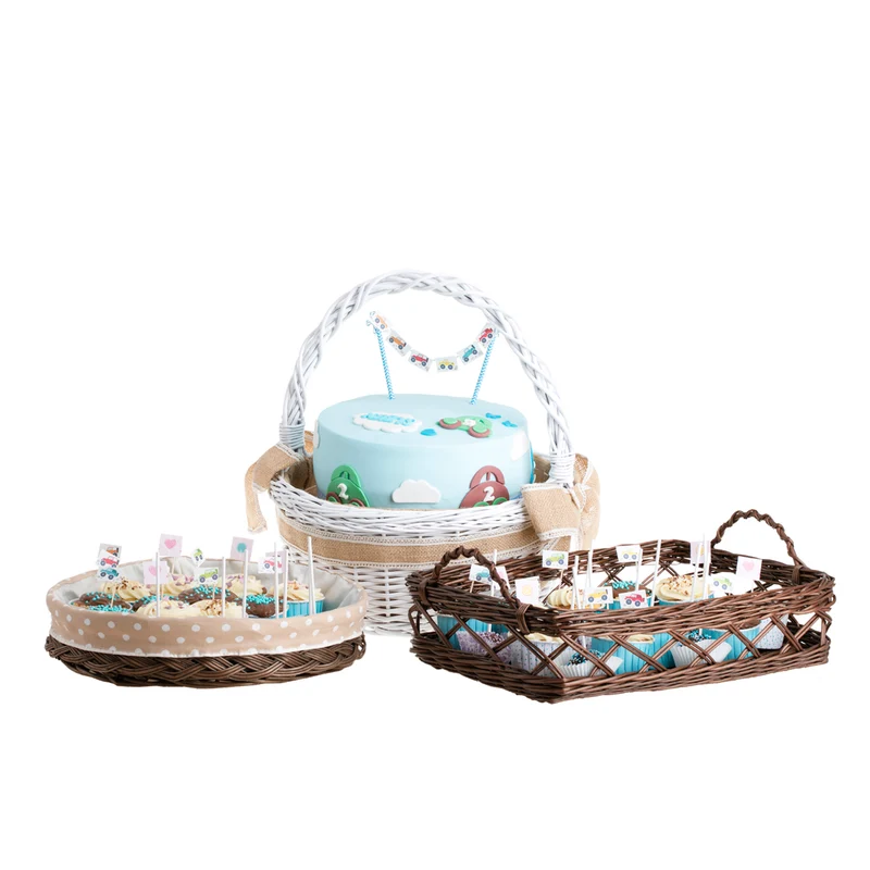 Zalvina wicker Easter gift basket with jute trim and handle TheWickerStories