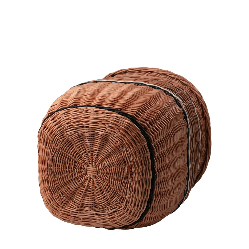 Milar wicker laundry basket with lid, handwoven TheWickerStories