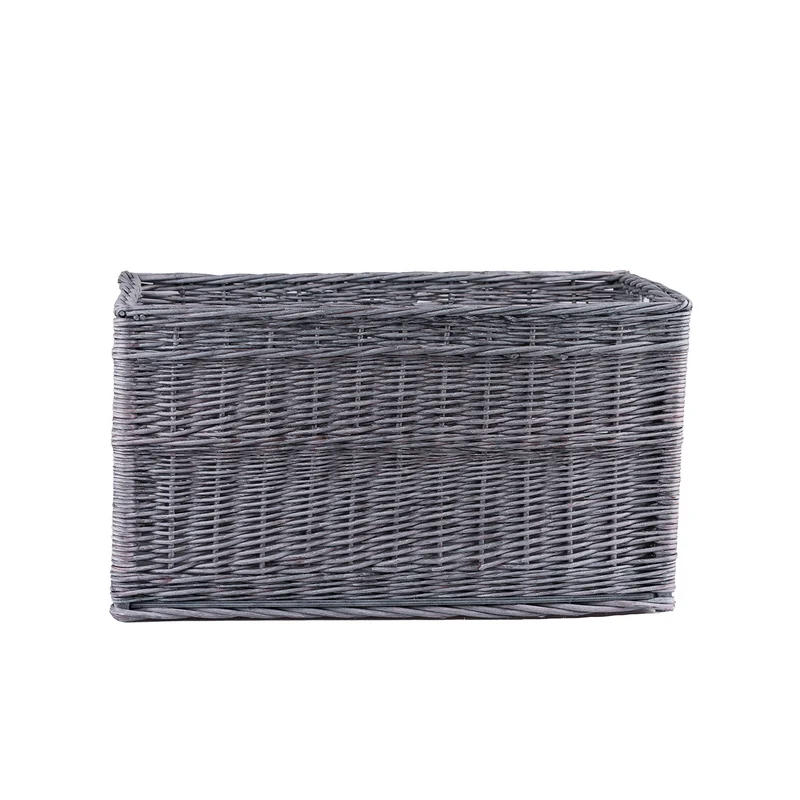 Cervus large rectangular storage basket, wicker display basket TheWickerStories