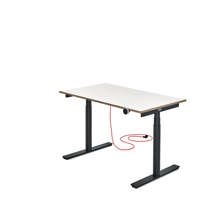 Eliot Black - mit Tischplatte Design White