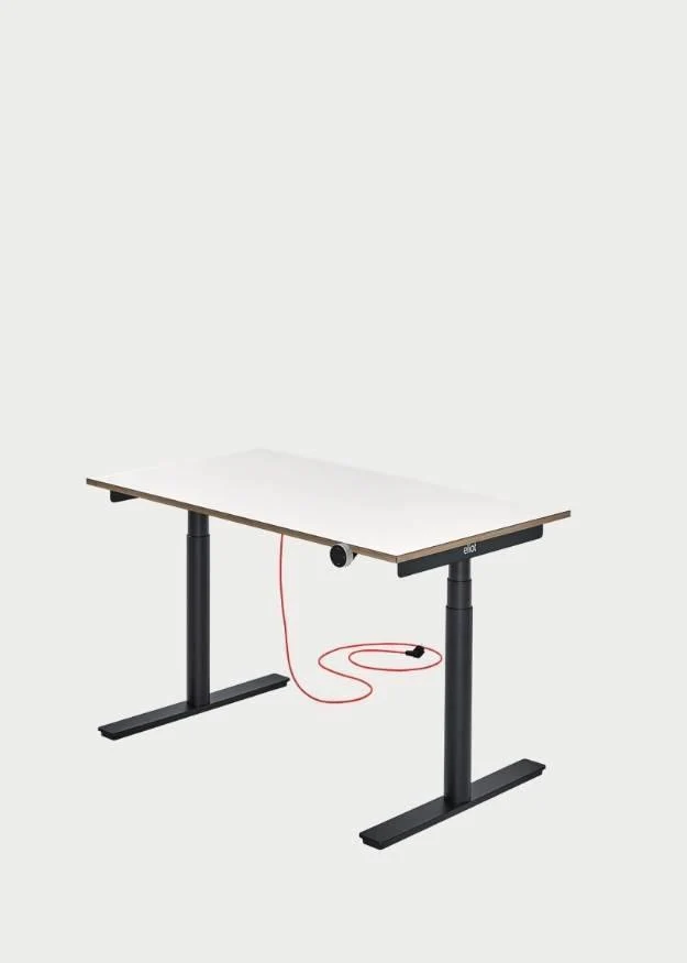 Eliot Schreibtisch - Tischplatte Soft-Graphite