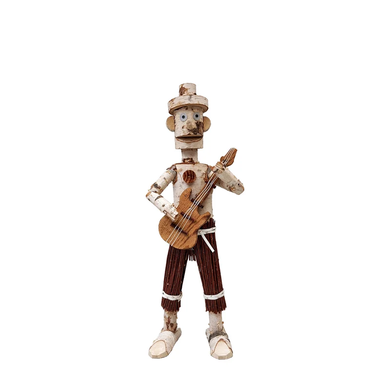 Lignum wooden decorative figurine made of birch for the garden TheWickerStories