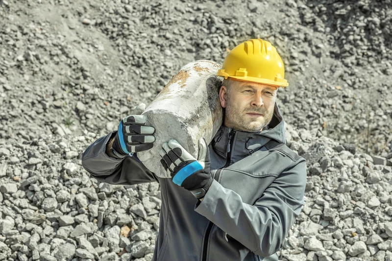 BROITZ Rękawice ochronne skórzane