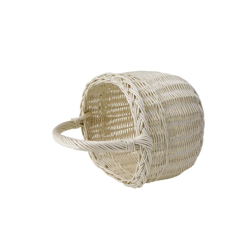 Wictor wicker shopping basket with handle TheWickerStories