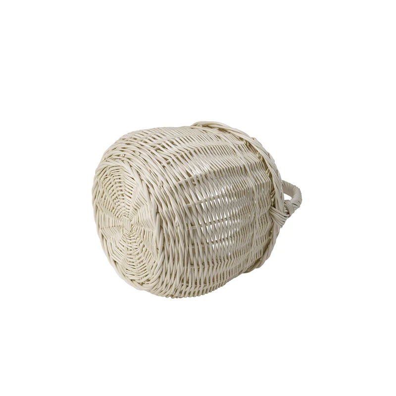 Wictor wicker shopping basket with handle TheWickerStories
