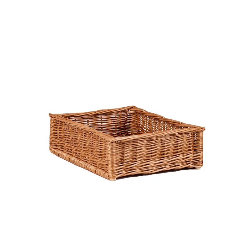 Jovalis wicker box, shelf and rack basket, wicker display storage basket TheWickerStories