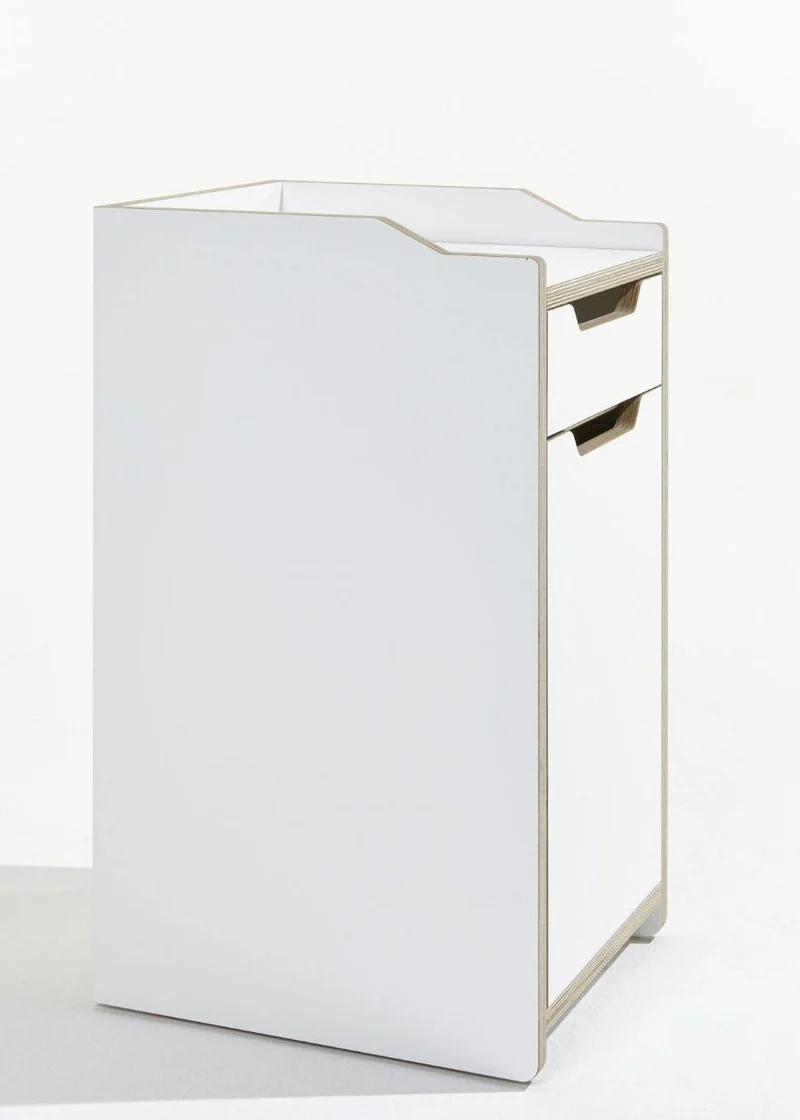 Plane Container mit Tür