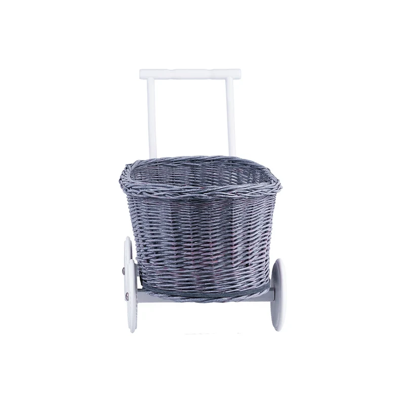Luna wicker push-along doll stroller TheWickerStories
