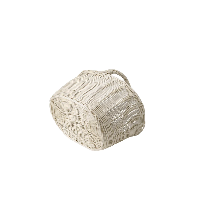 Walerissa shopping basket with wicker handle
