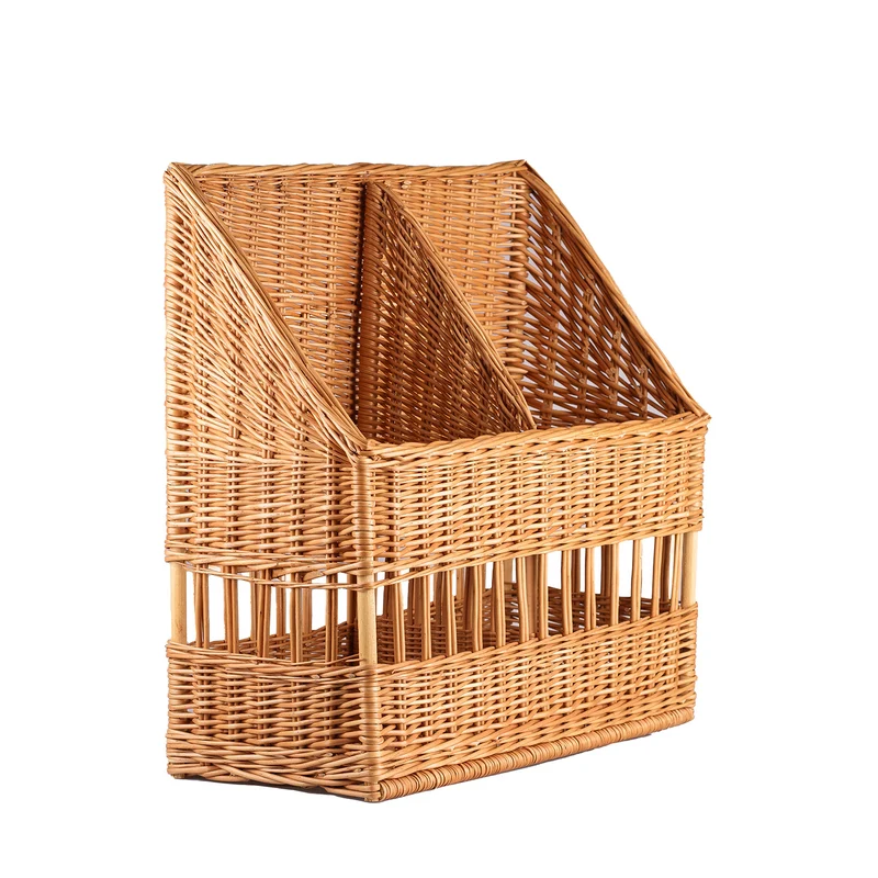 Bonivia wicker basket for baguettes for bakery display TheWickerStories