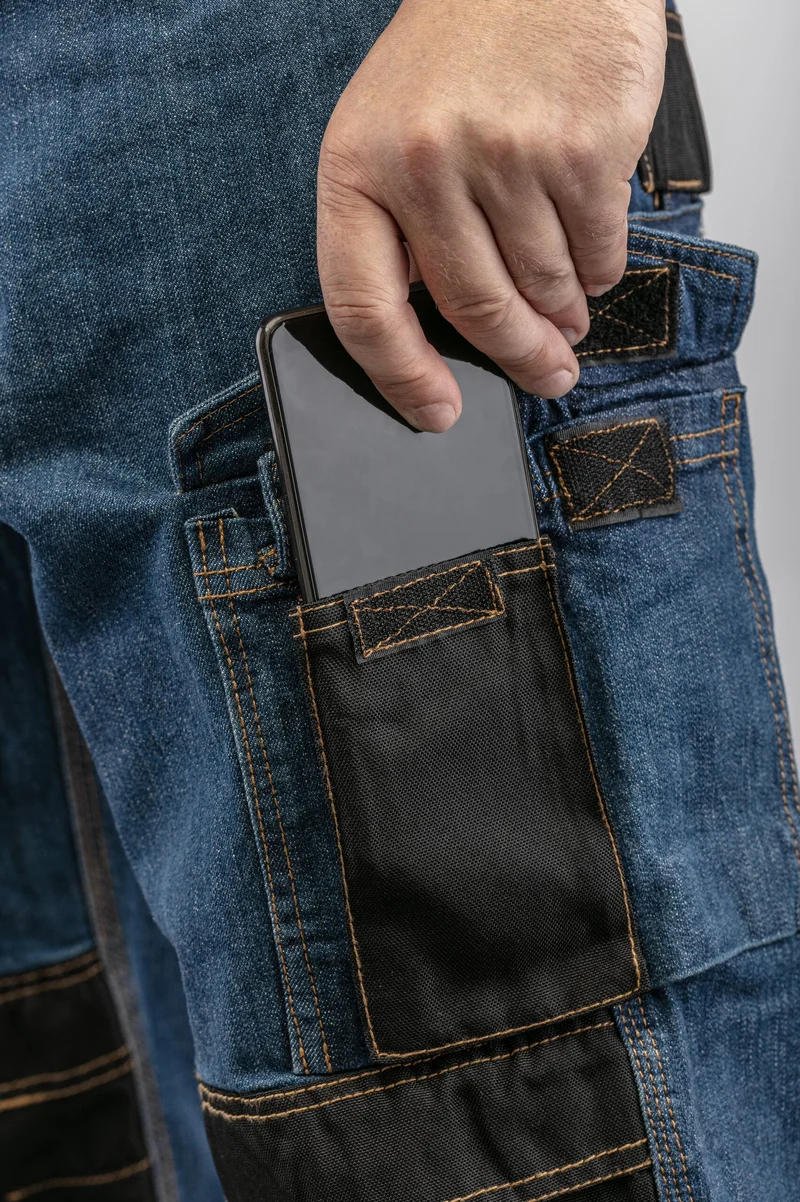 EMS Spodnie ochronne jeans