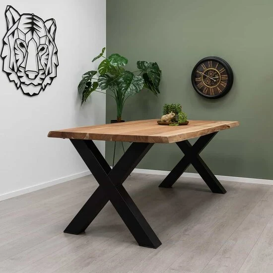 Esstisch Würzburg 300 cm Baumstammtisch