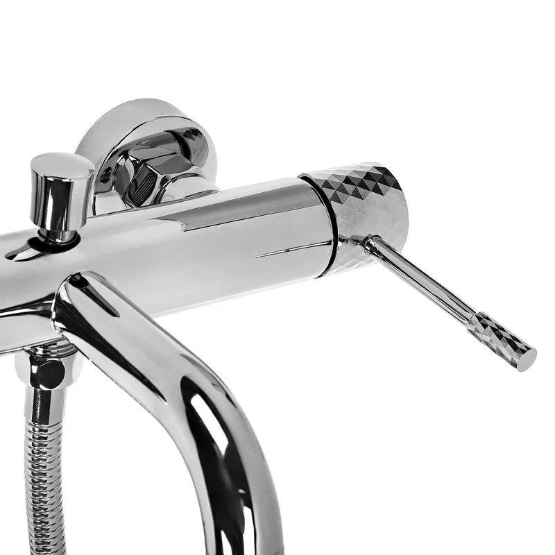 Badewannenarmatur Lungo Diamond Chrom