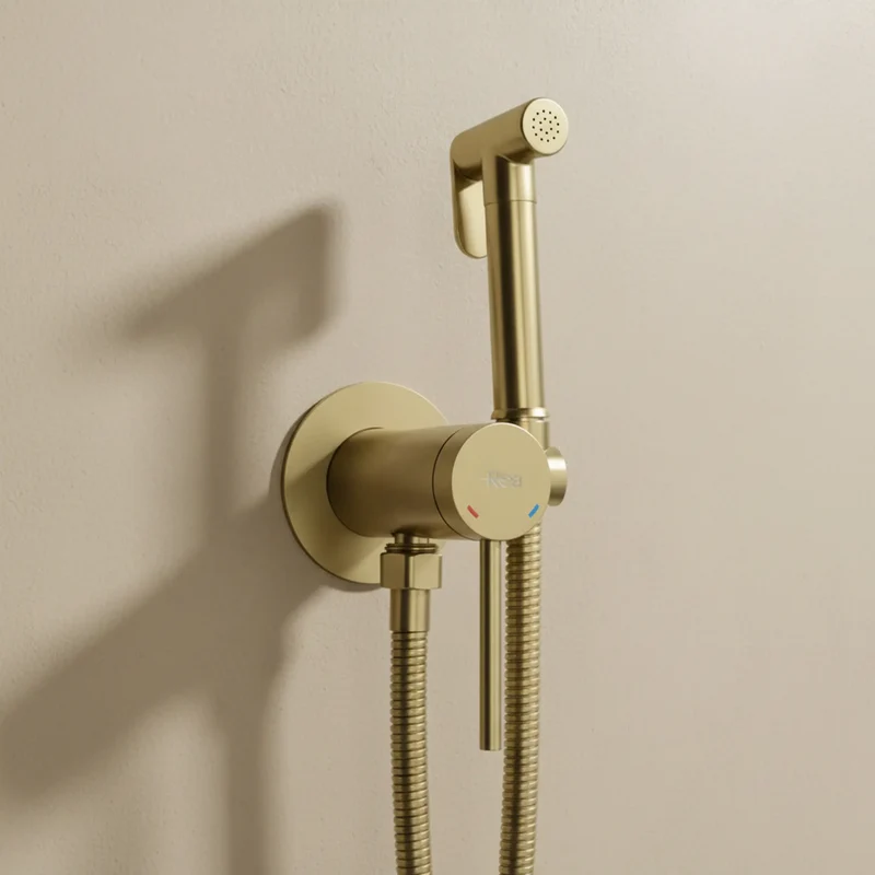 Bidetarmatur Foss Gold Matt