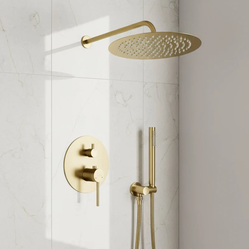 Dusche Unterputz Foss Gold Matt