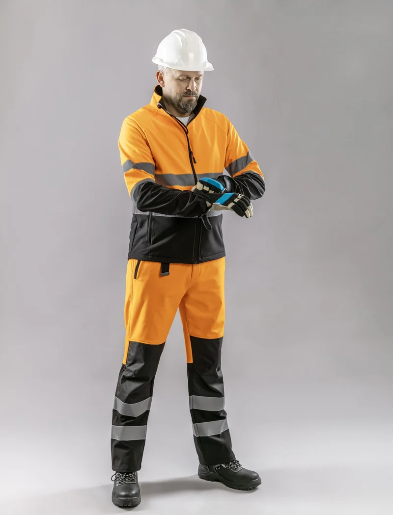 TRAUN Spodnie ostrzegawcze softshell