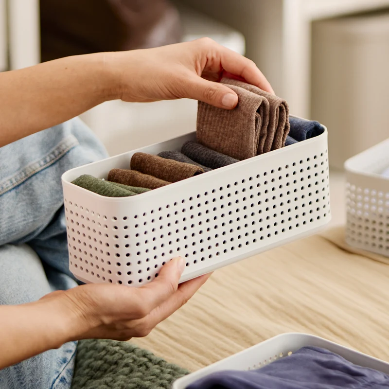Kleiderschrank Organizer 2er Set Korb S | WOP