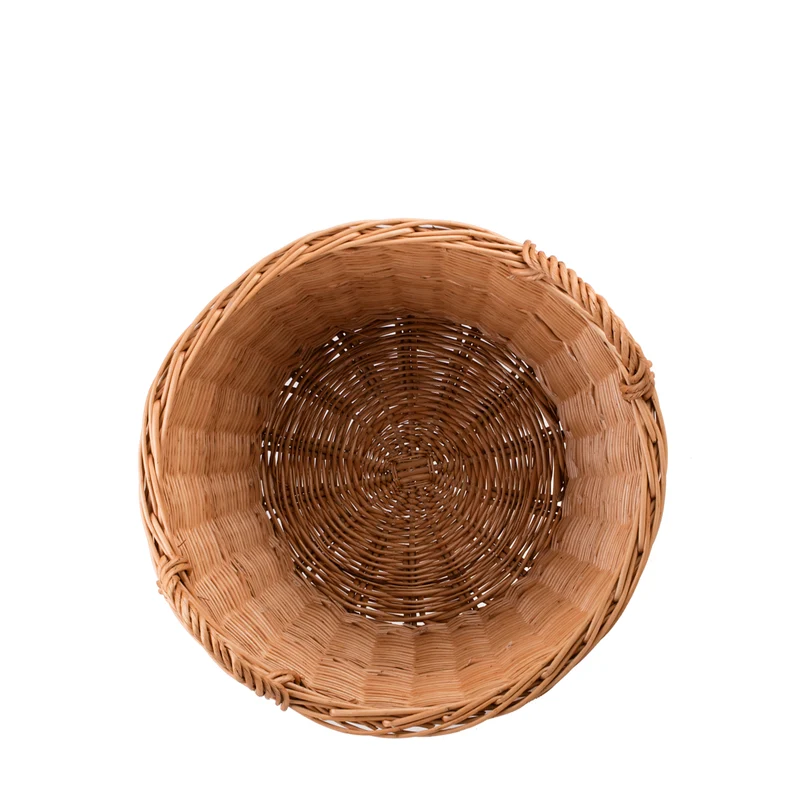Flanoria wicker basket for garden and firewood, with handles TheWickerStories