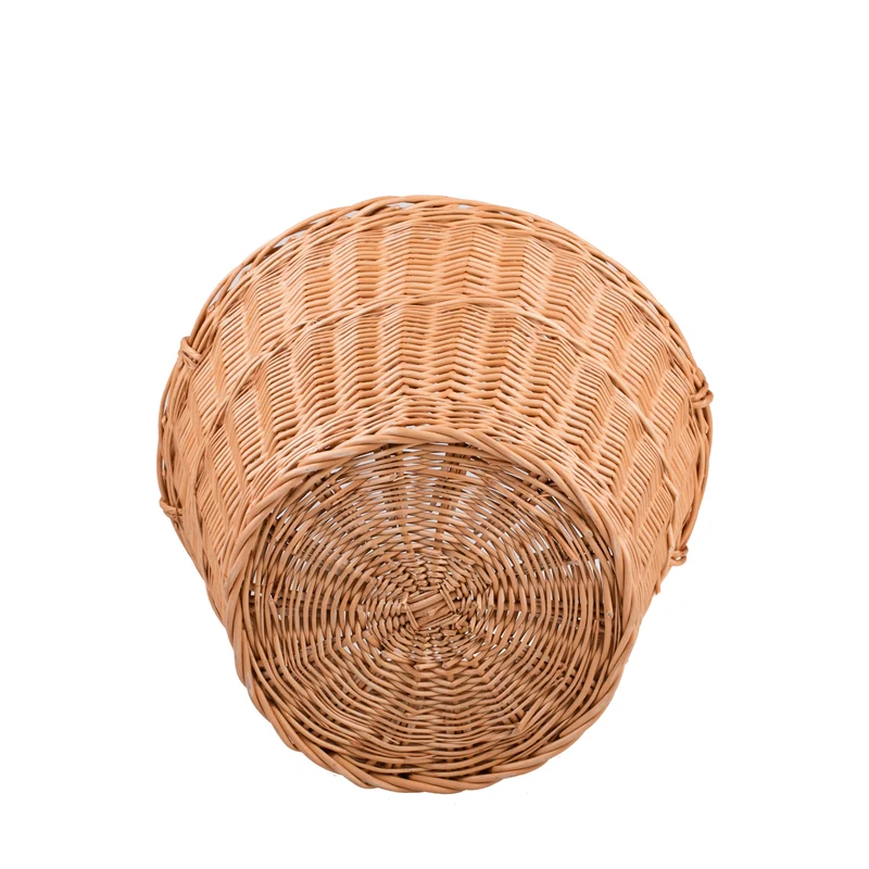 Flanoria wicker basket for garden and firewood, with handles TheWickerStories