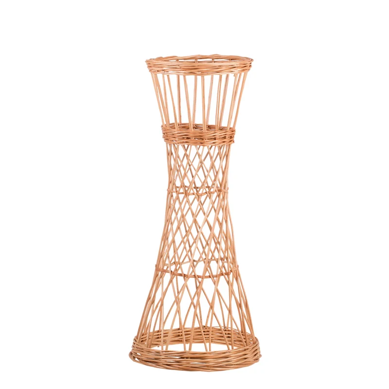 Zarela wicker plant stand, flower stand, pot base TheWickerStories