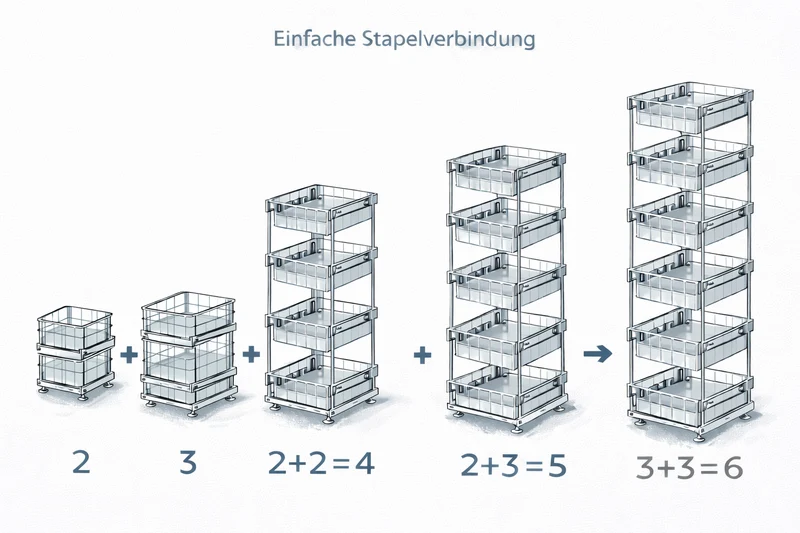 Stapelhalterung