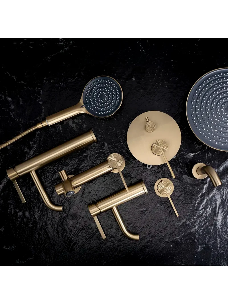 Badewannenarmatur Foster Gold Matt