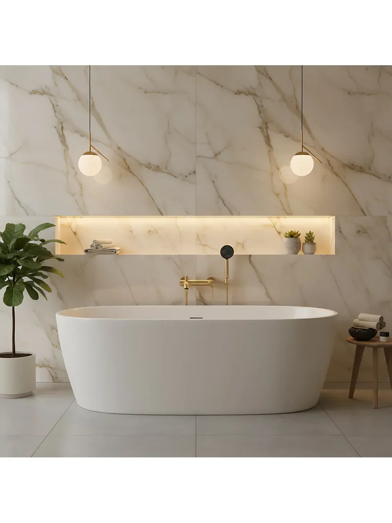 Badewannenarmatur Foster Gold Matt