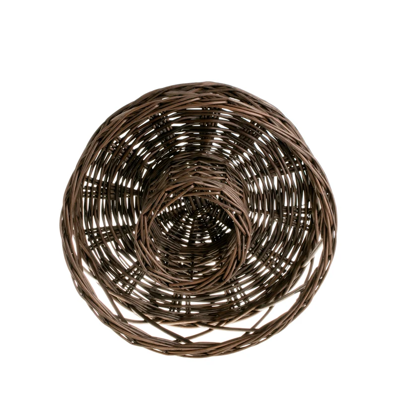 Alvora wicker wine serving organizer, for bottle and glasses TheWickerStories