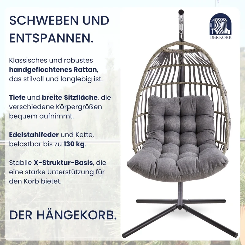 Der Hängekorb - Hängeschaukel mit Gestell