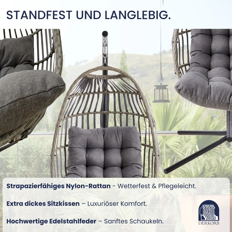 Der Hängekorb - Hängeschaukel mit Gestell