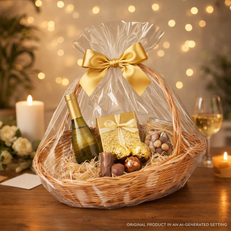 Zarila wicker gift and fruit basket with handle TheWickerStories