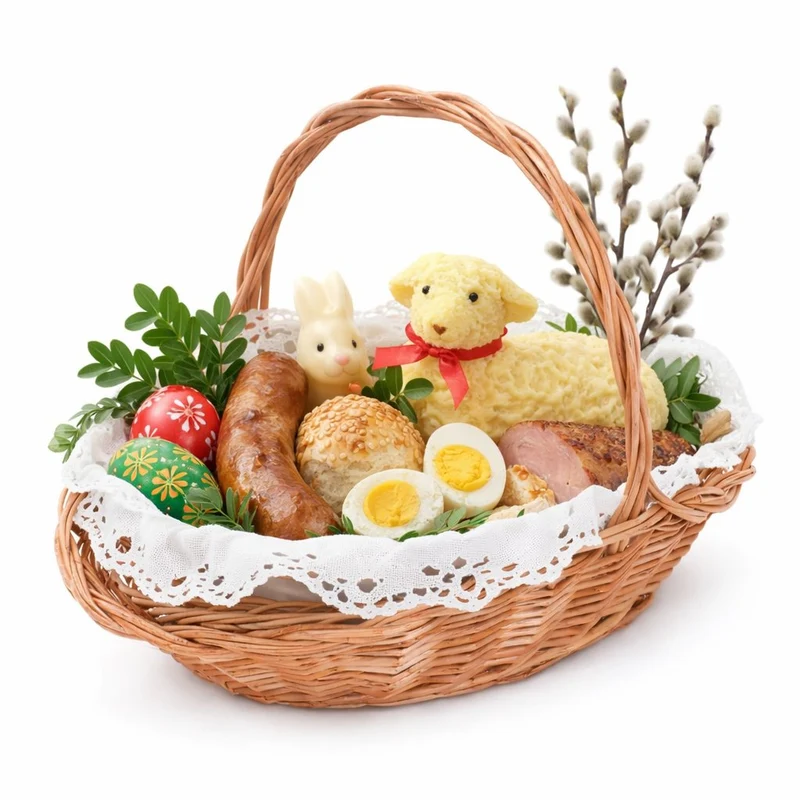 Zarila wicker gift and fruit basket with handle TheWickerStories