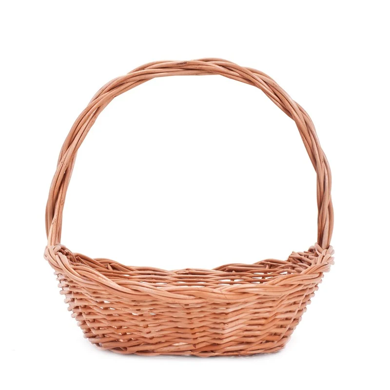 Zarila wicker gift and fruit basket with handle TheWickerStories