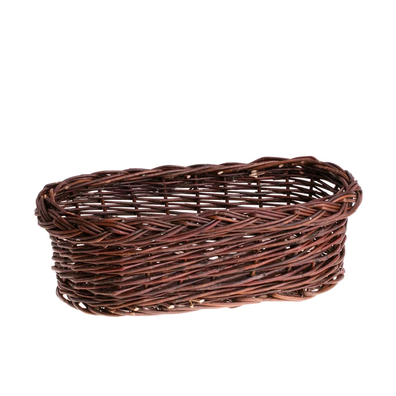 Zenturia wicker flower basket for garden and balcony TheWickerStories