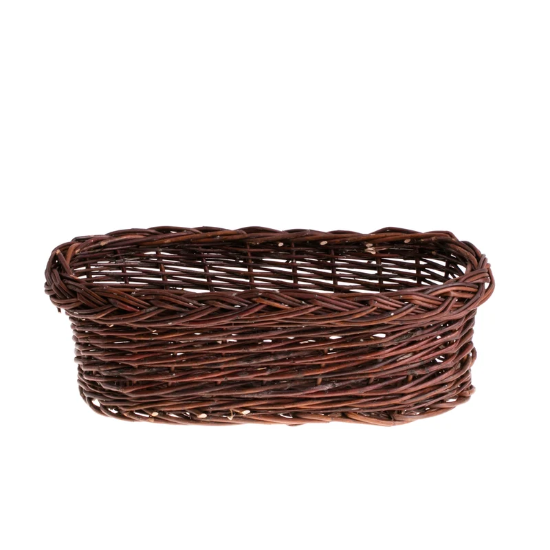 Zenturia wicker flower basket for garden and balcony TheWickerStories