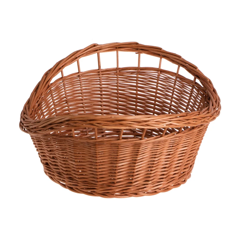 Trolloria wicker bread and fruit basket with handles TheWickerStories
