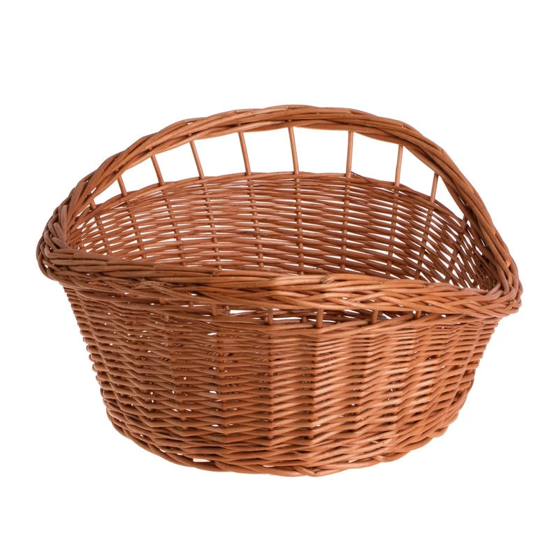 Trolloria wicker bread and fruit basket with handles TheWickerStories