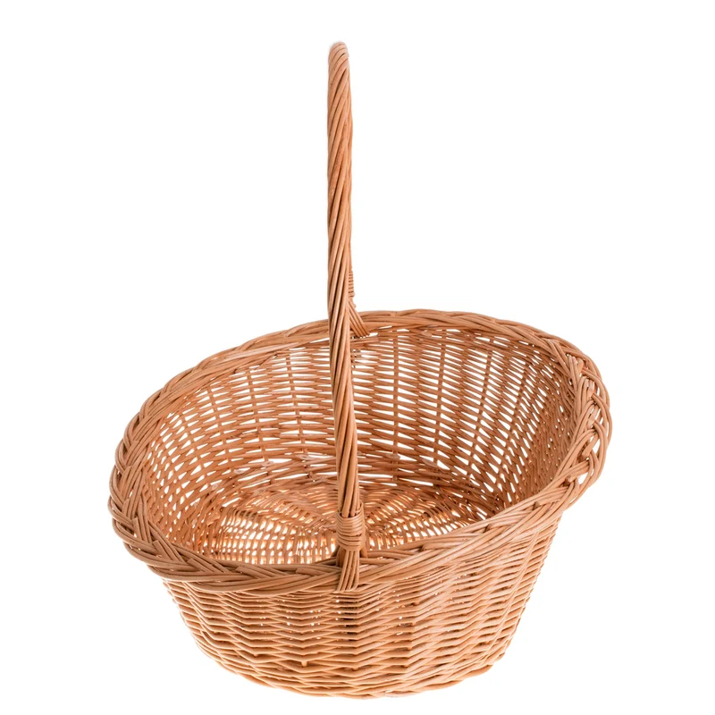 Zizania wicker gift basket, gift basket with handle, basket for gift arrangements TheWickerStories