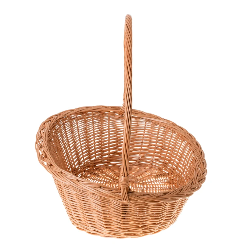 Zizania wicker gift basket, gift basket with handle, basket for gift arrangements TheWickerStories