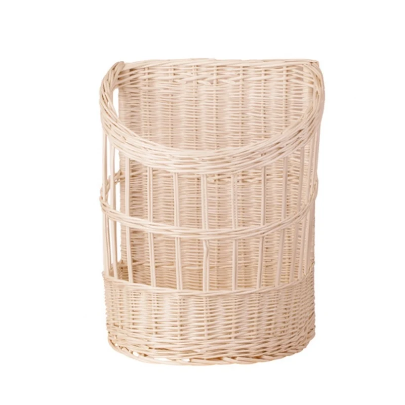 Borago wicker baguette basket for kitchen and store TheWickerStories