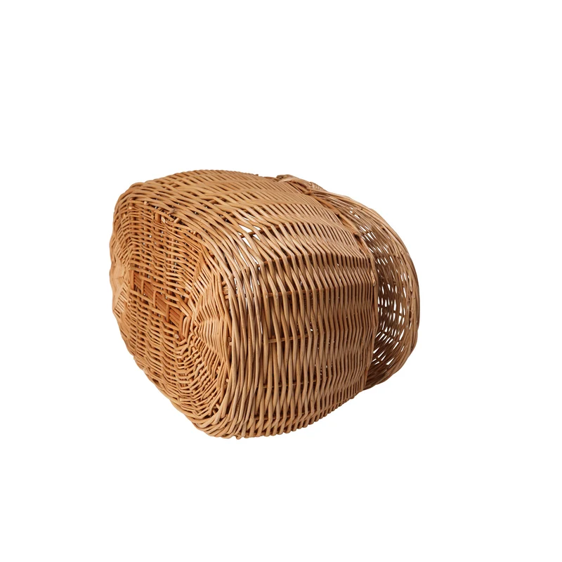 Kardia wicker picnic basket, shopping basket with handle and lid TheWickerStories